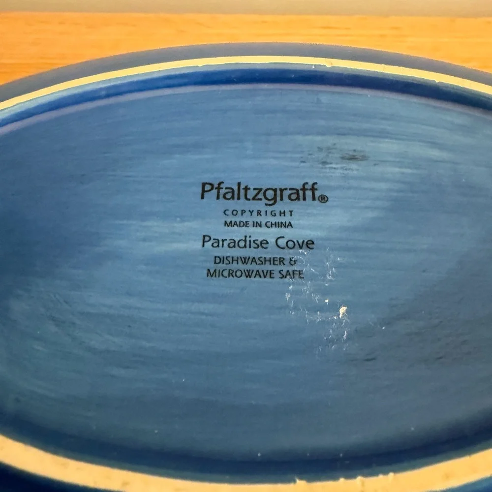 Pfaltzgraff Oval Serving Dish Paradise Cove